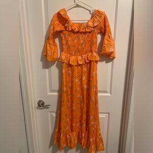 topshop idol midi dress New With Tags Topshop Idol Floral Dress UK 8